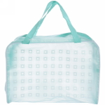 Косметичка «Improvisation», квадратики, цвет мятный 16*24*9