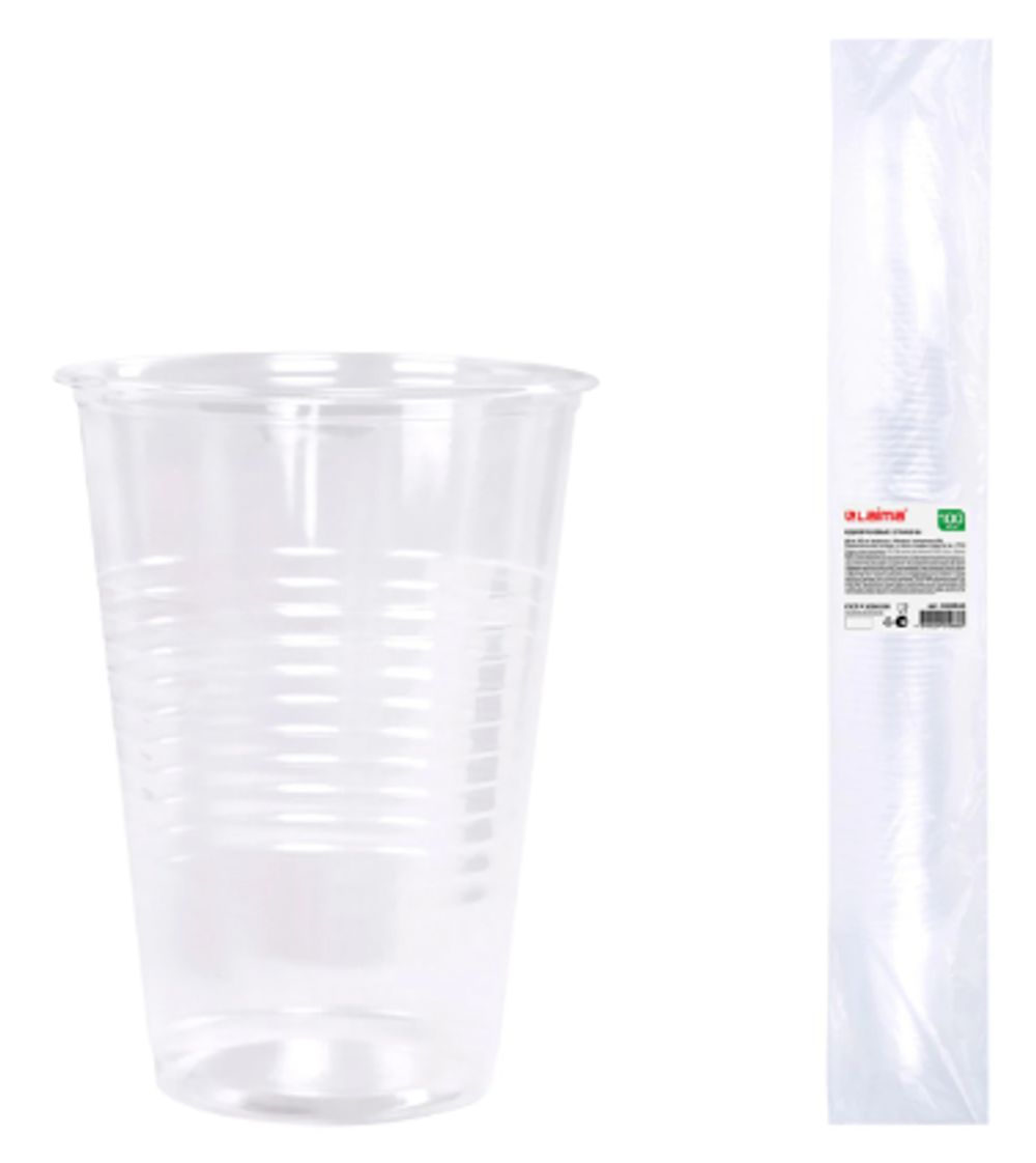Стакан 200мл ПП Д-Полимер (100) Эконом