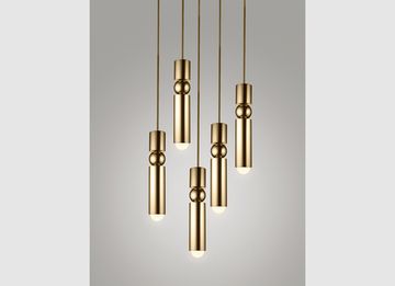 replica Lee Broom FULCRUM LIGHT BRASS ( 5 bulbs )