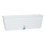 ЯЩИК БАЛКОННЫЙ "LIDO" 2 дренажн. картриджа БЕЛЫЙ (М) V12,3л 60*18*16,5*