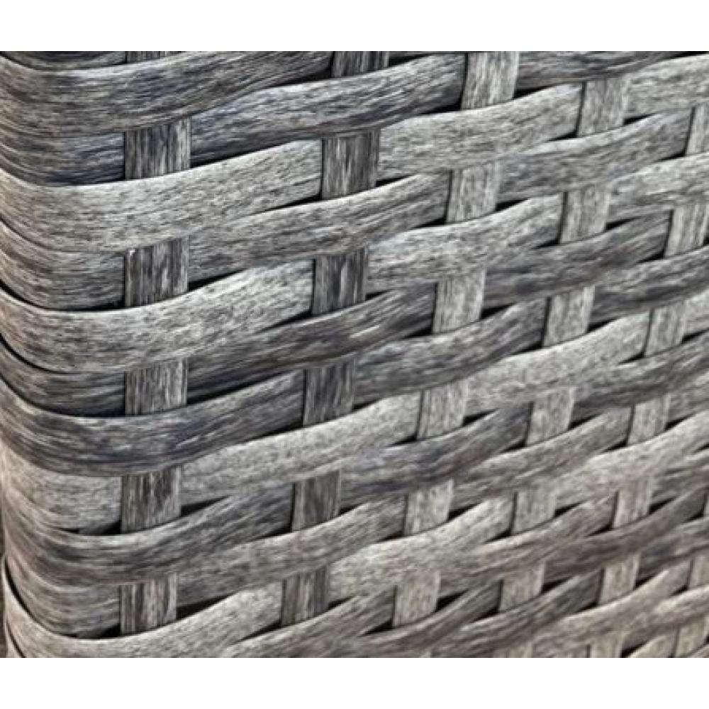 Плетеный модульный диван YR822BgB Grey/Beige