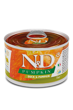 Фармина  N&D Dog Pumpkin Консервы с уткой Adult mini, 140г