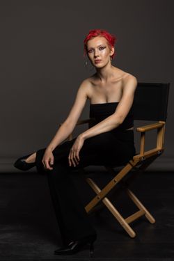 Декоративный гель для лица, волос и тела Color Gel Red Neon