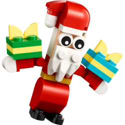 Конструктор LEGO Creator 30692 Санта-Клаус и рождественский дымоход арт. 30692 60 дет — фото 4