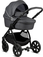 Детская коляска Noordi Fjordi Leather 2022 2 в 1 1132819/1302819 Shadow Grey