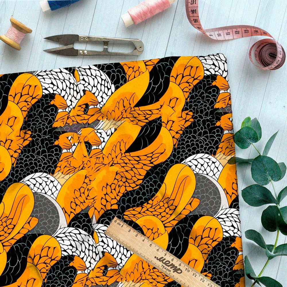 Ткань Барби атмосферные путешествия