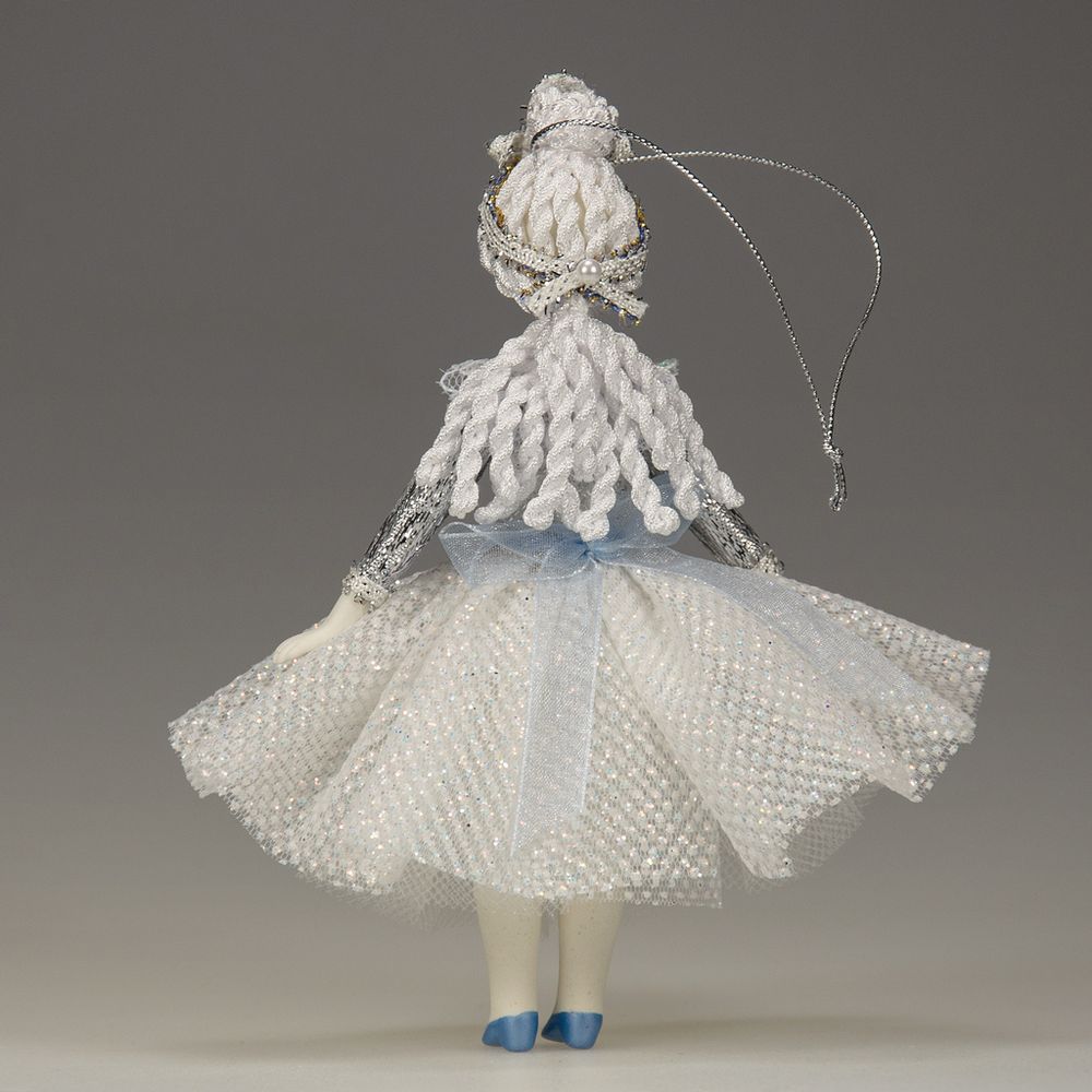 Ёлочная игрушка Девочка-Снежинка