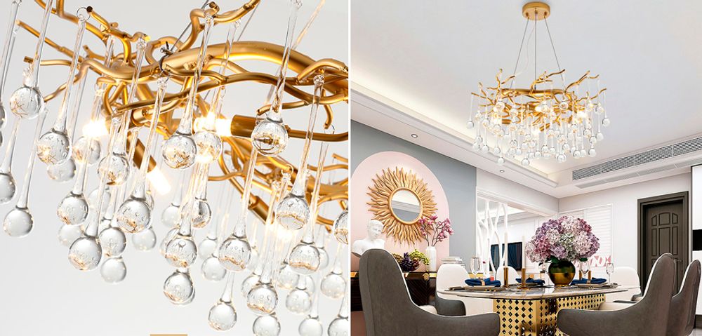 Подвесная Люстра Droplet Chandelier By Imperiumloft