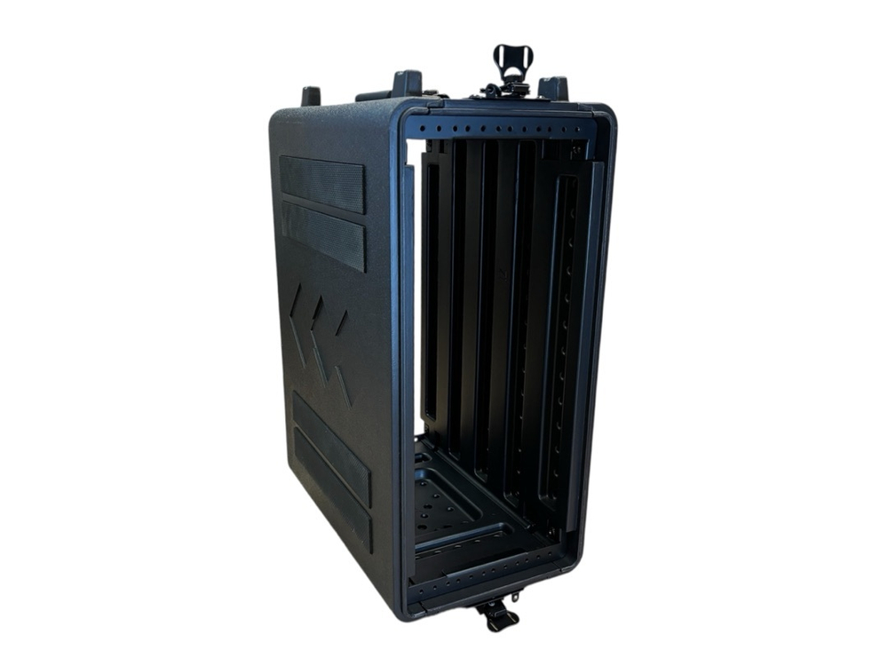 RACK LDPE | Короткий рэковый кейс 4 юнита 390мм +сумочка+ложемент в крышке| LDPE RACK4U390 | Внутр. размеры 485*350*185мм