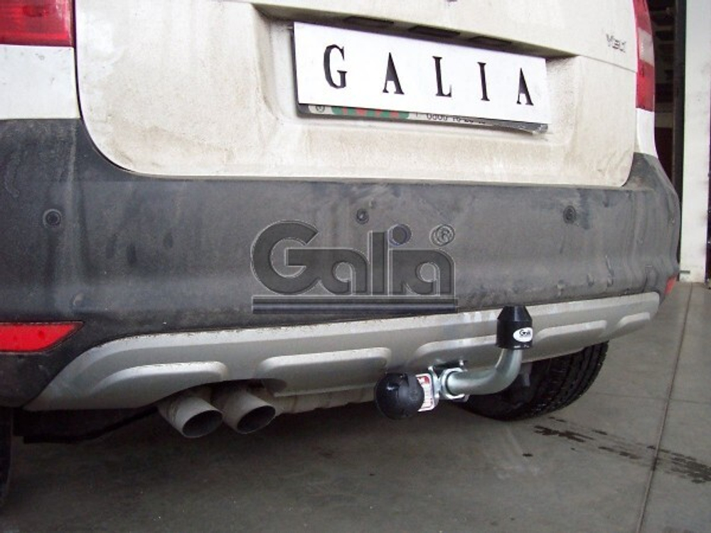 Фаркоп оцинкованный Galia S098A для Skoda Yeti 2009-2018(паспорт и сертификат в комплекте)(без электрики)
