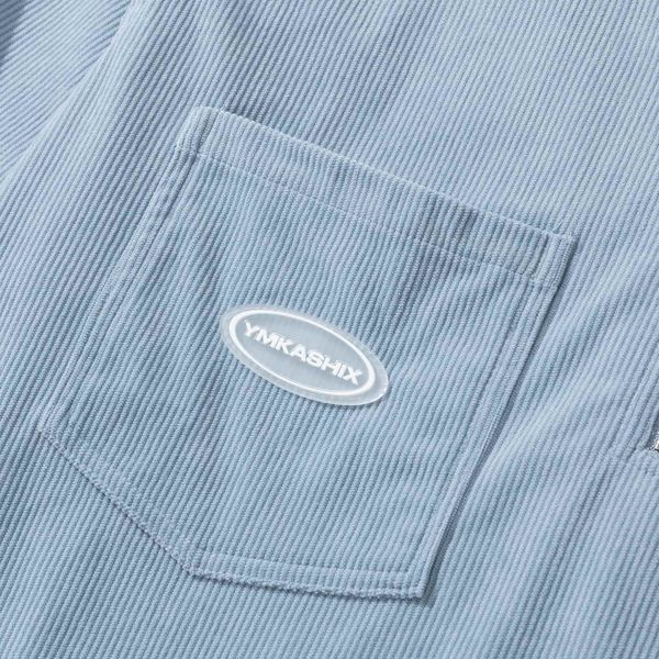 Рубашка Velvet Пыльно-Голубая - фото 4