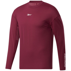 Мужская теннисная футболка теннисная Reebok Les Millis LS Tee M - Розовый