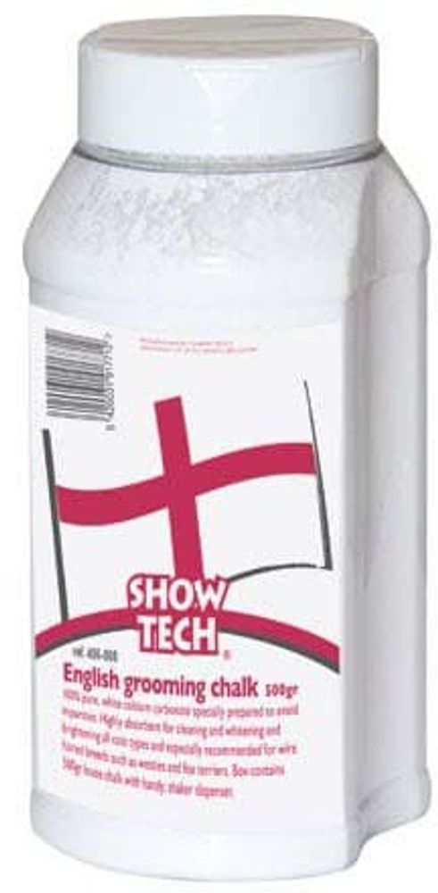 SHOW TECH English Grooming Chalk грумерская пудра белая 500 г SHOW TECH English Grooming Chalk грумерская пудра белая 500 г