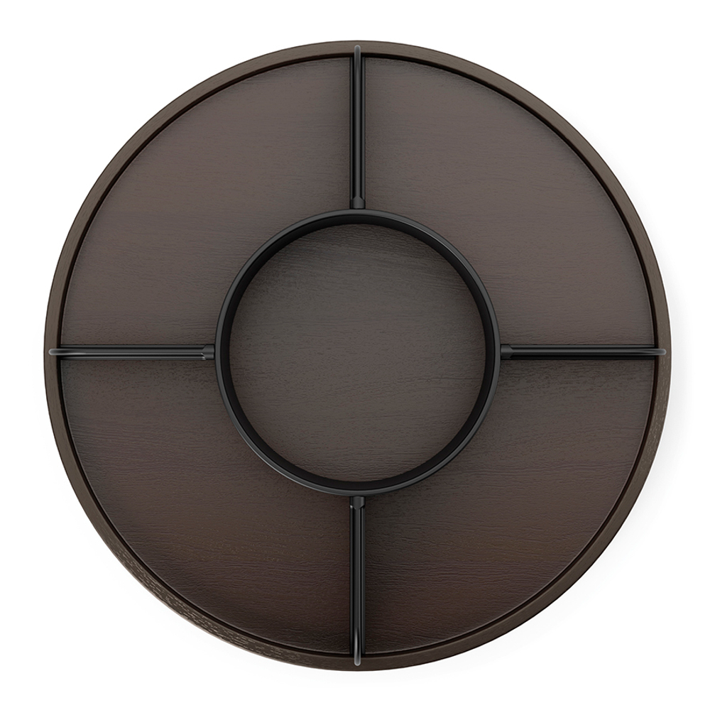 Органайзер для специй bellwood, черный/орех