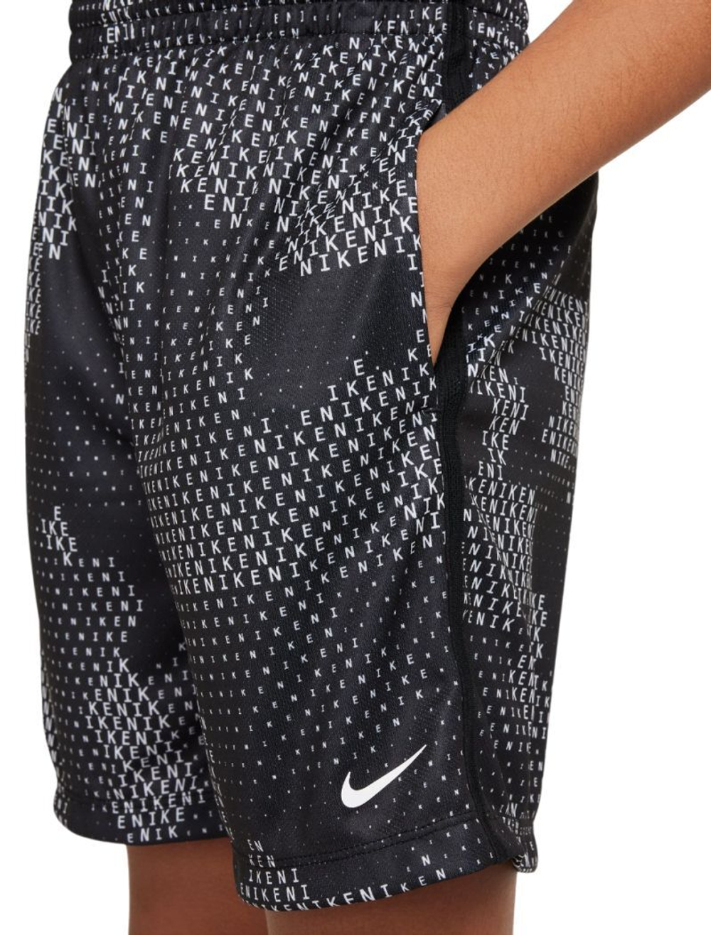 Шорты для мальчика теннисные Nike Kids Multi Dri-Fit Shorts - black/white
