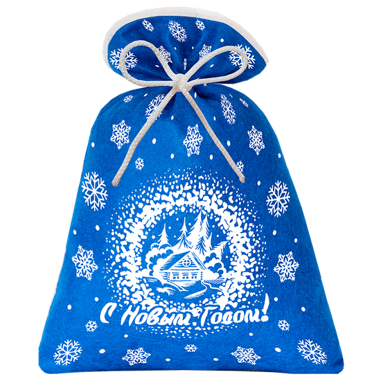 Мешочек (фетр) синий (мешочки) – Премиум 1000 г.