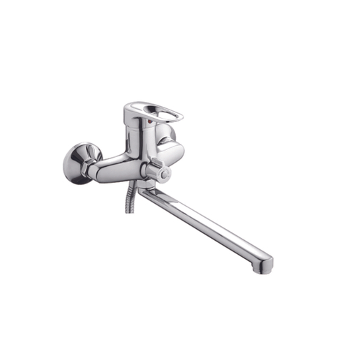 Смеситель для ванны и раковины 40к L2228-B Ledeme с отв див в корпусе L-нос, силумин