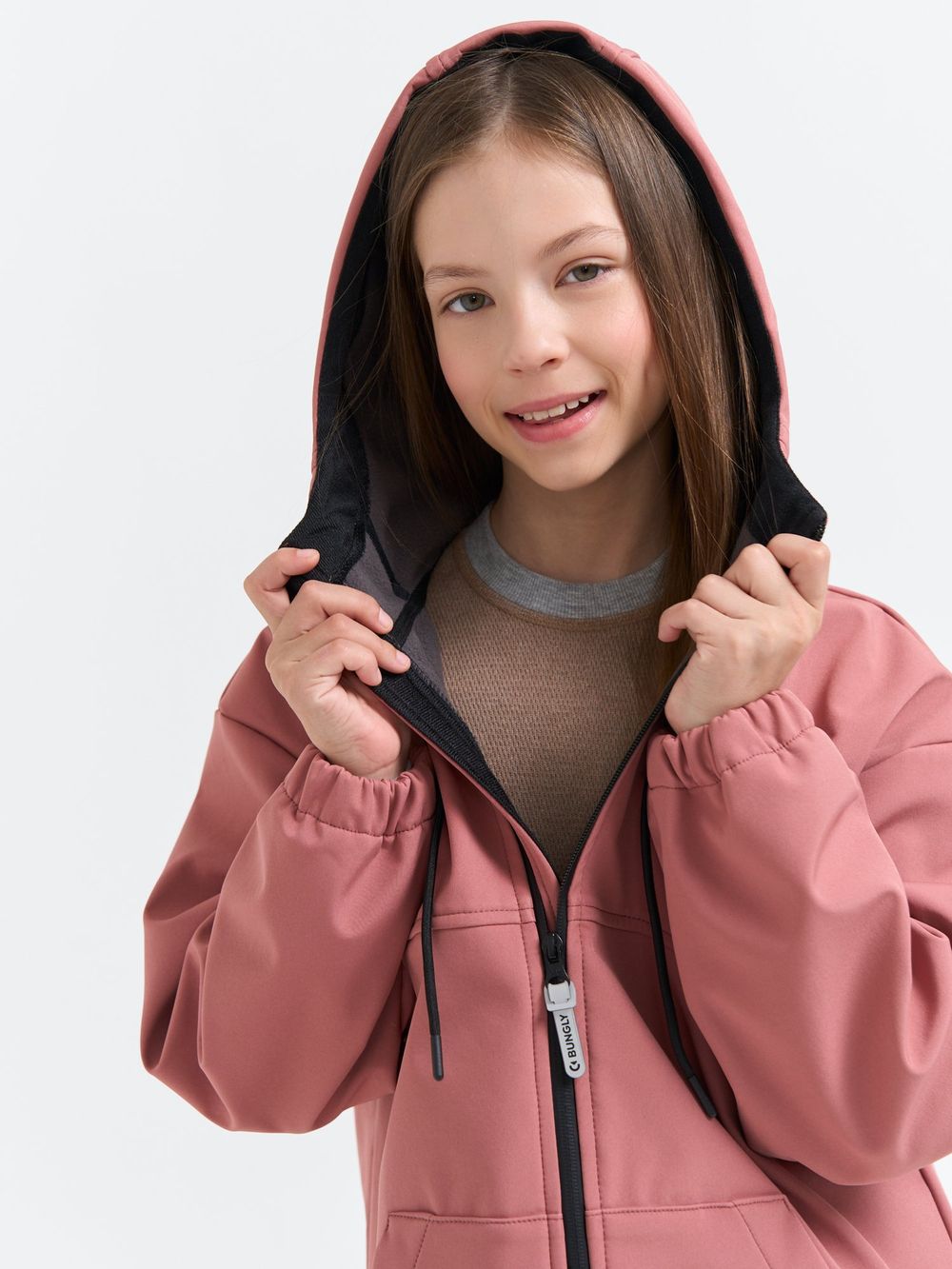 Куртка Softshell демисезонная "Пепельная роза" 7+