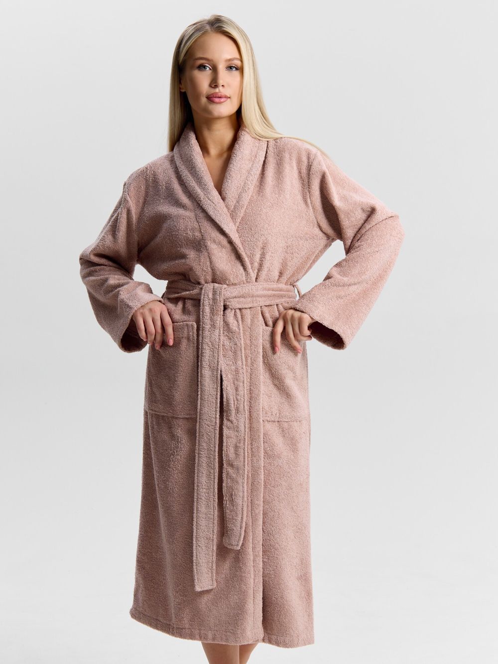 Халат женский Комфорт-3 Виотекс ПУДРОВЫЙ