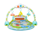 Игровой развивающий коврик для малышей Small Garden арт. 8869B, голубой