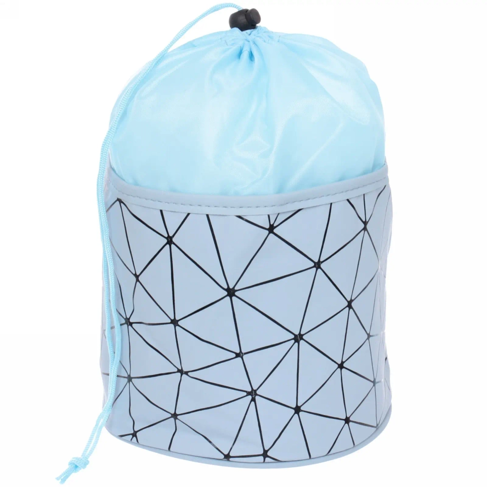 Косметичка круглая «Women secret», цвет голубой, 16*15см