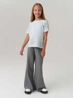 Джемпер для девочки с коротким рукавом AT1083 голубой