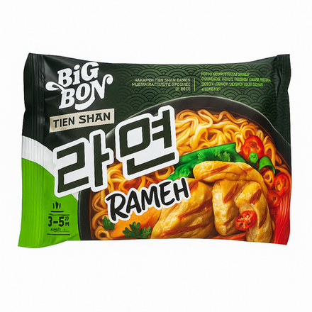 Лапша Big Bon Рамен Курица острая 100 гр