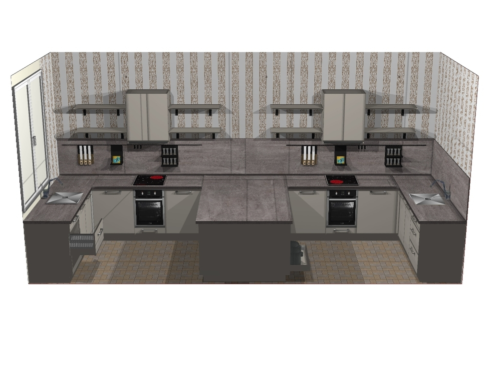 Кухонная мебель для кабинета технологии Вариант 1, 511021915