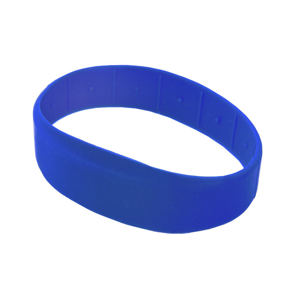 Перезаписываемый RFID браслет T5577 “OFFICE TEMIC” СИНИЙ, без застежки