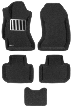 Коврики салона для SUBARU Forester (2012-2018) Euromat 3D Lux черные. Арт. EM3D-004709