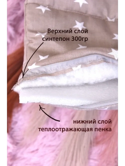 матрас в коляску зимний для новорожденных