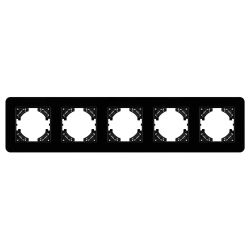 Рамка стеклянная FRM-OMALI-GS-5-BK (Arlight, -) 049705