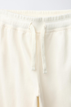 ZARA БРЮКИ WIDE LEG PUKAS SURF, ЭКРЮ