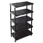 Полка обувная "Сафир", 5-ти ярусная черный, РП-511