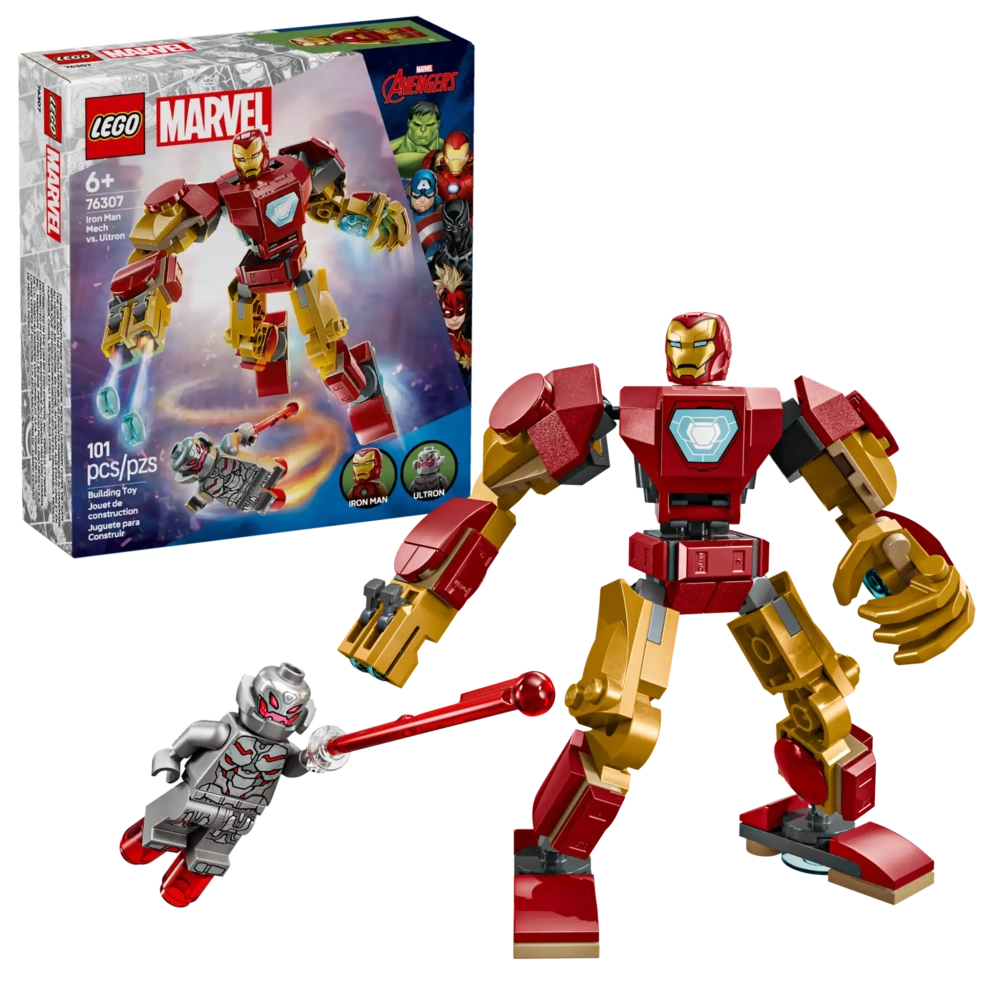 Конструктор LEGO Marvel 76307 Железный человек против Альтрон