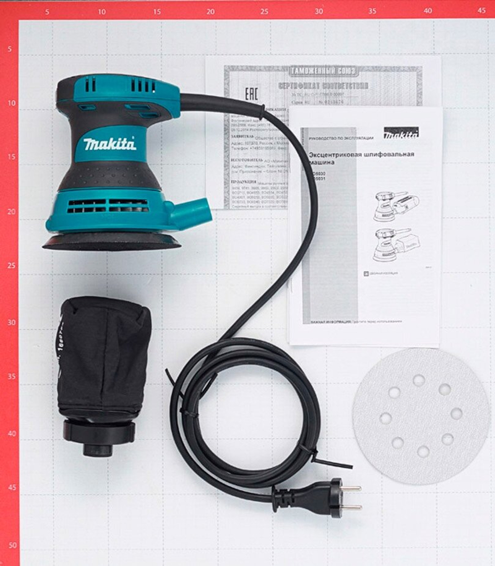Эксцентриковая шлифмашина Makita BO5030, 300 Вт