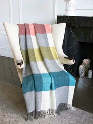 Плед MAULE 1-02 из шерсти альпаки  и астралийского мериноса AVINAMAS