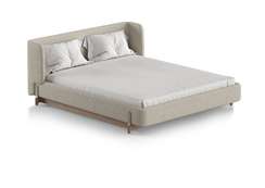 Кровать Basic спальное место 160*200 см (молочный, букле)