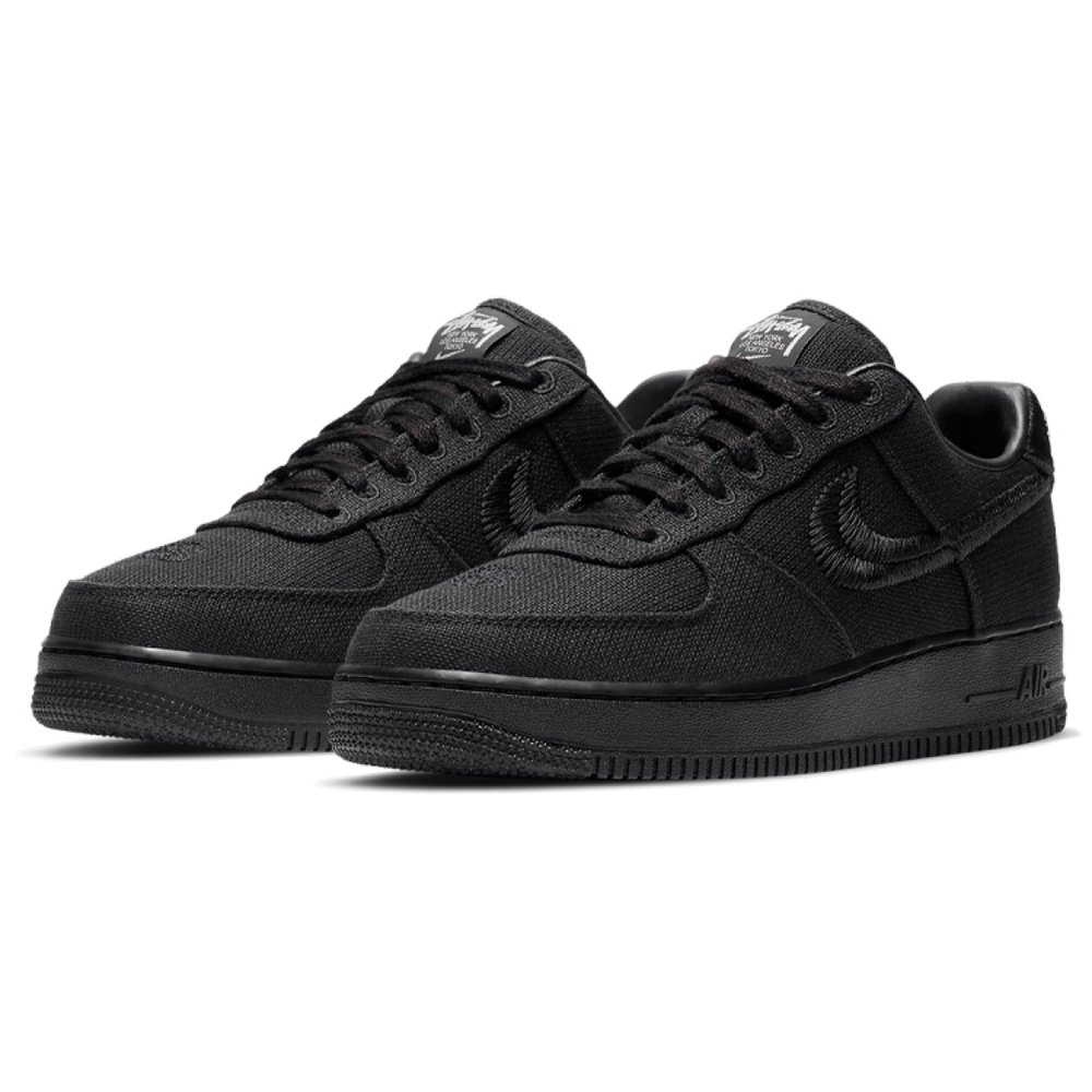 Кроссовки Stussy x Air Force 1 Low Triple Black