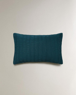 ZARA HOME ДЕТСКАЯ НАВОЛОЧКА В ПОЛОСКУ, СИНИЙ