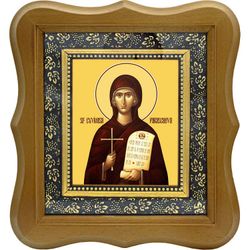 Параскева-Петка Сербская преподобная. Икона на холсте.