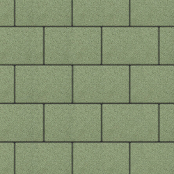 Тротуарная плитка ПРЯМОУГОЛЬНИК 300х200 мм - Гранит Зеленый