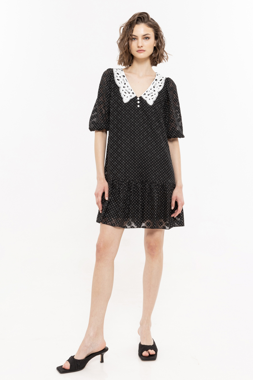 Платье в горошек