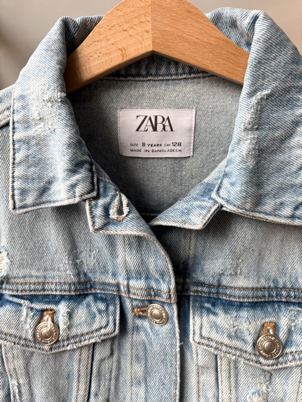 Джинсовая куртка Zara, 128
