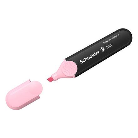 Выделитель текста 1-5мм, Schneider Job, пастельный розовый