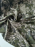 Ткань штапель для шитья 1 м плательная летняя вискозная