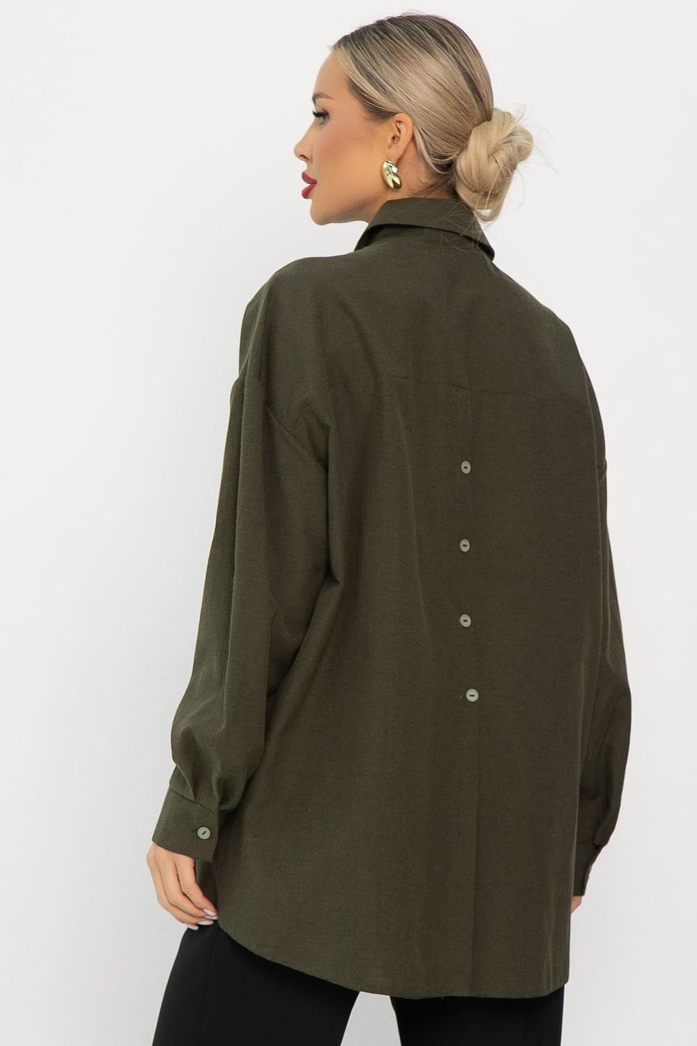 Рубашка Свободное падение (хаки) Б14192-5М LT Collection