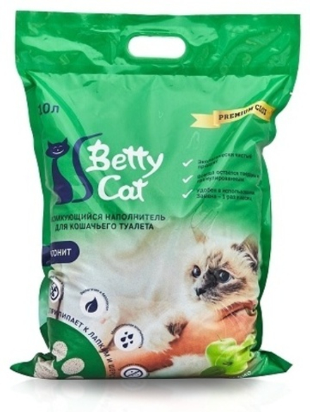 Наполнитель Betty Cat 10л Яблоко Бентонитовый