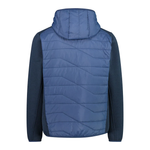 Толстовка CMP Man Hybrid Jacket Fix Hood , артикул 31H0997, цвет Nero (M928)