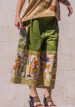 Комплект (футболка и брюки кюлоты), по мотивам живописи художника Виктора Браунера